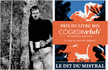 Olivier Mak-Bouchard, lauréat du Prix du Livre Cogedim Club 2021