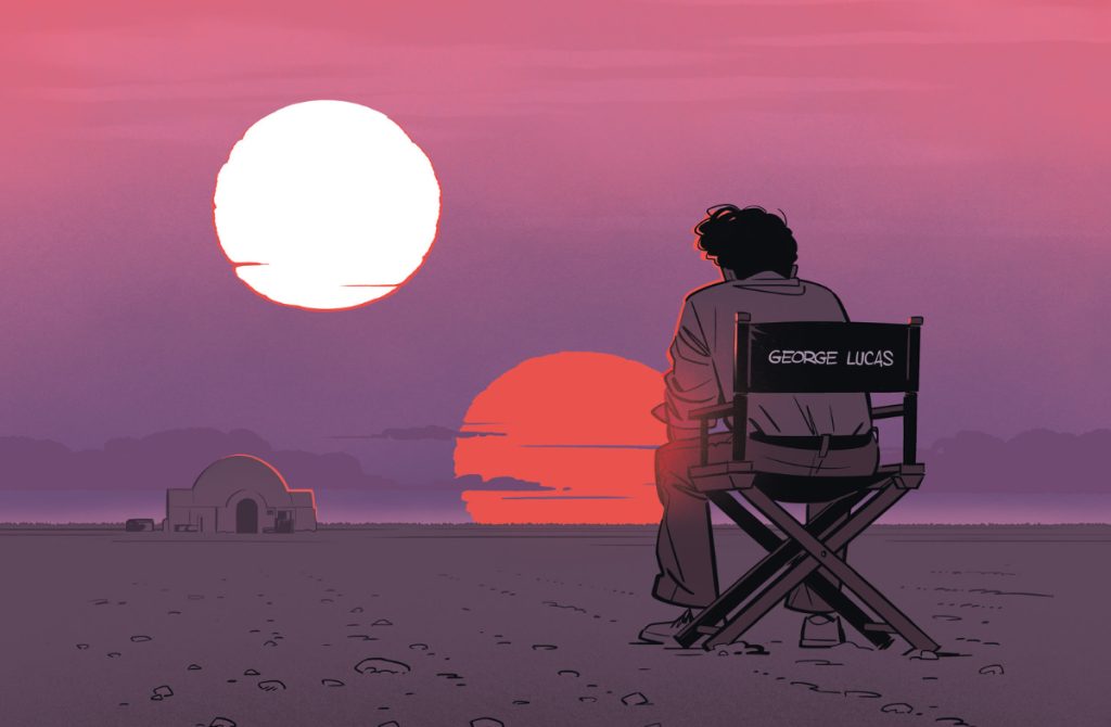 Annonce du lauréat du prix BD Fnac France Inter 2024 les guerres de lucas -Laurent Hopman-Renaud Roche-rainfok-diaries