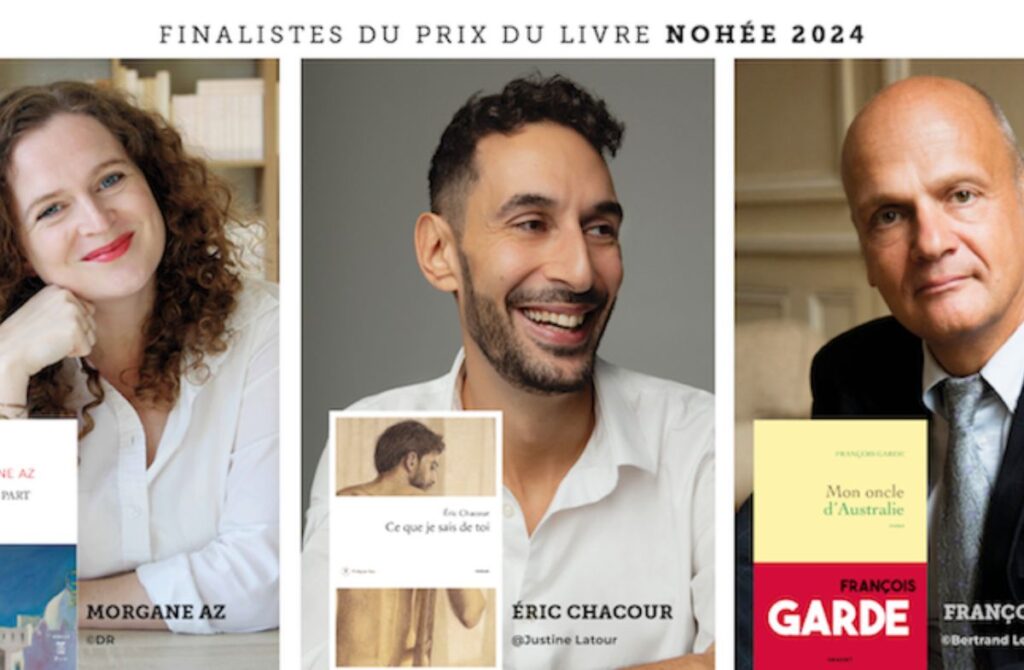 Prix du Livre Nohée 2024 : les 3 finalistes Ils sont près de 400 résidents seniors à avoir voté pour les trois romans finalistes de la 5ème édition du Prix du Livre Nohée (anciennement Cogedim Club)