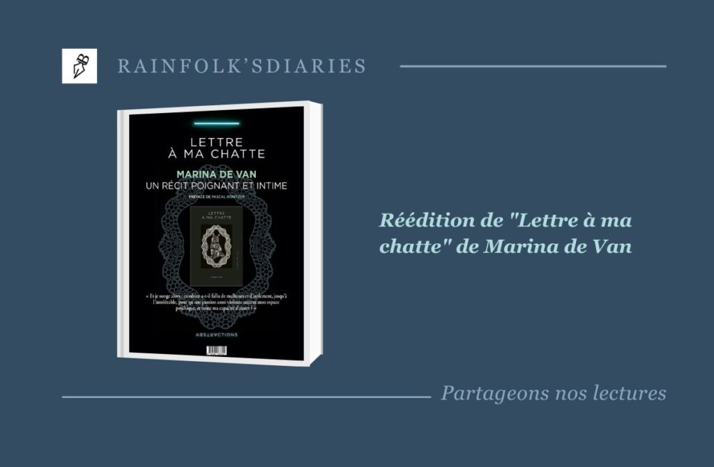 Lettre à ma chatte de Marina de Van : Une Confession Profonde et Émouvante