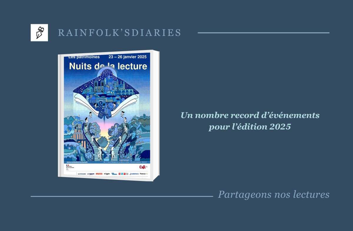 Bilan des Nuits de la lecture 2025 • Rainfolk's diaries
