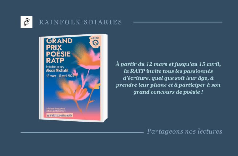 Grand Prix Poésie RATP 2025