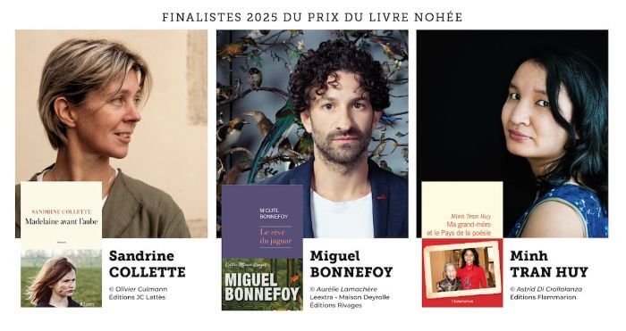 Prix du Livre Nohée 2025 : Les trois finalistes