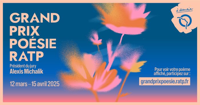 poesie ratp Le palmarès du Grand Prix Poésie RATP 2025