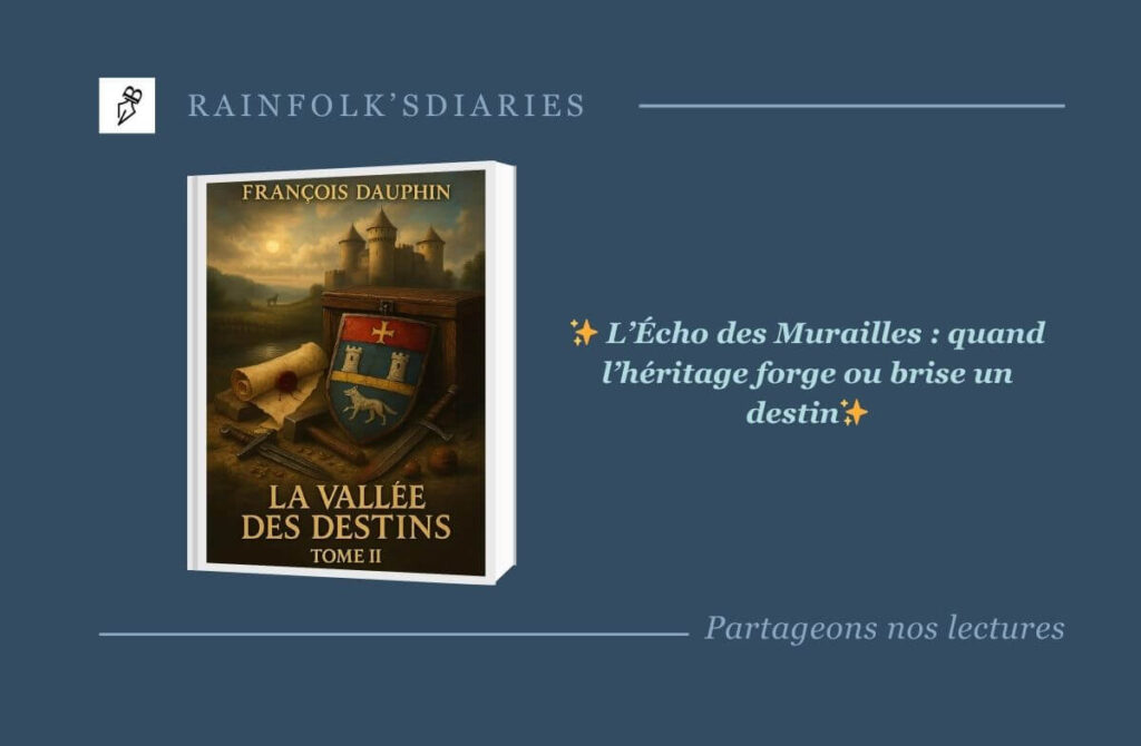 La Vallée des Destins tome II L’Écho des Murailles : une saga médiévale puissante