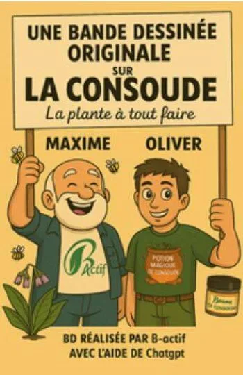 Consoude : La BD qui révolutionne votre jardin et votre pharmacie naturelle, Une Bande Dessinée Originale sur la Consoude