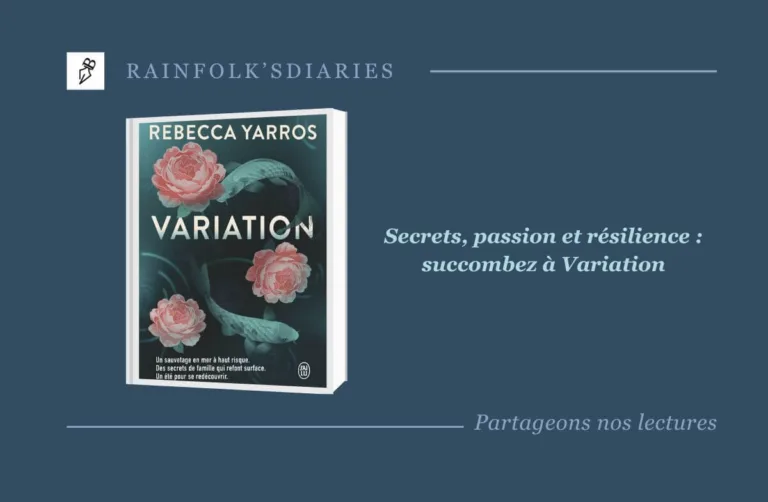Variation de Rebecca Yarros : un coup de cœur entre danse et secrets Variation une romance de Rebecca Yarros