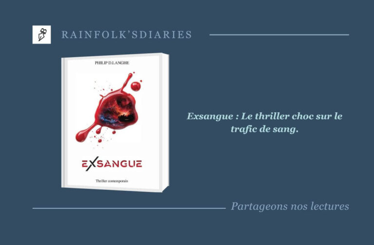 Philip D.Langhe : L’effroyable vérité de l’or rouge dans Exsangue Livre : Exsangue – L’or rouge – Philip D. Langhe