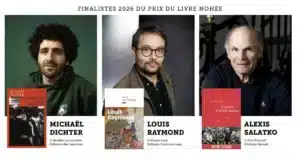 Le Prix du Livre Nohée 2026 dévoile les 3 livres finalistes